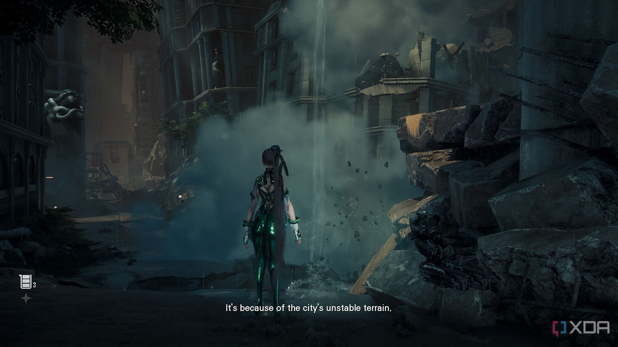 Stellar Blade running on a GTX 1660 Ti.