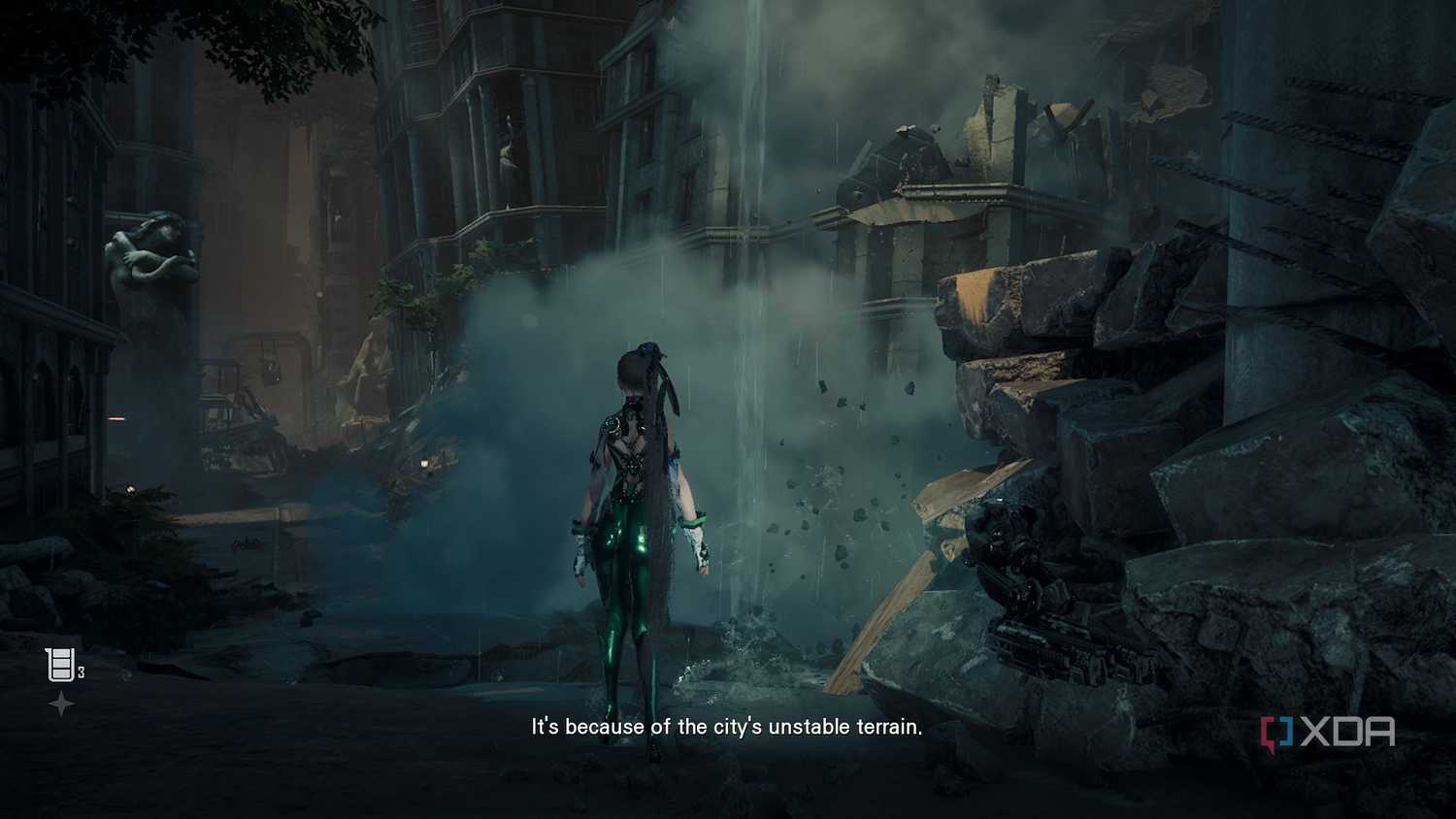 Stellar Blade running on a GTX 1660 Ti.