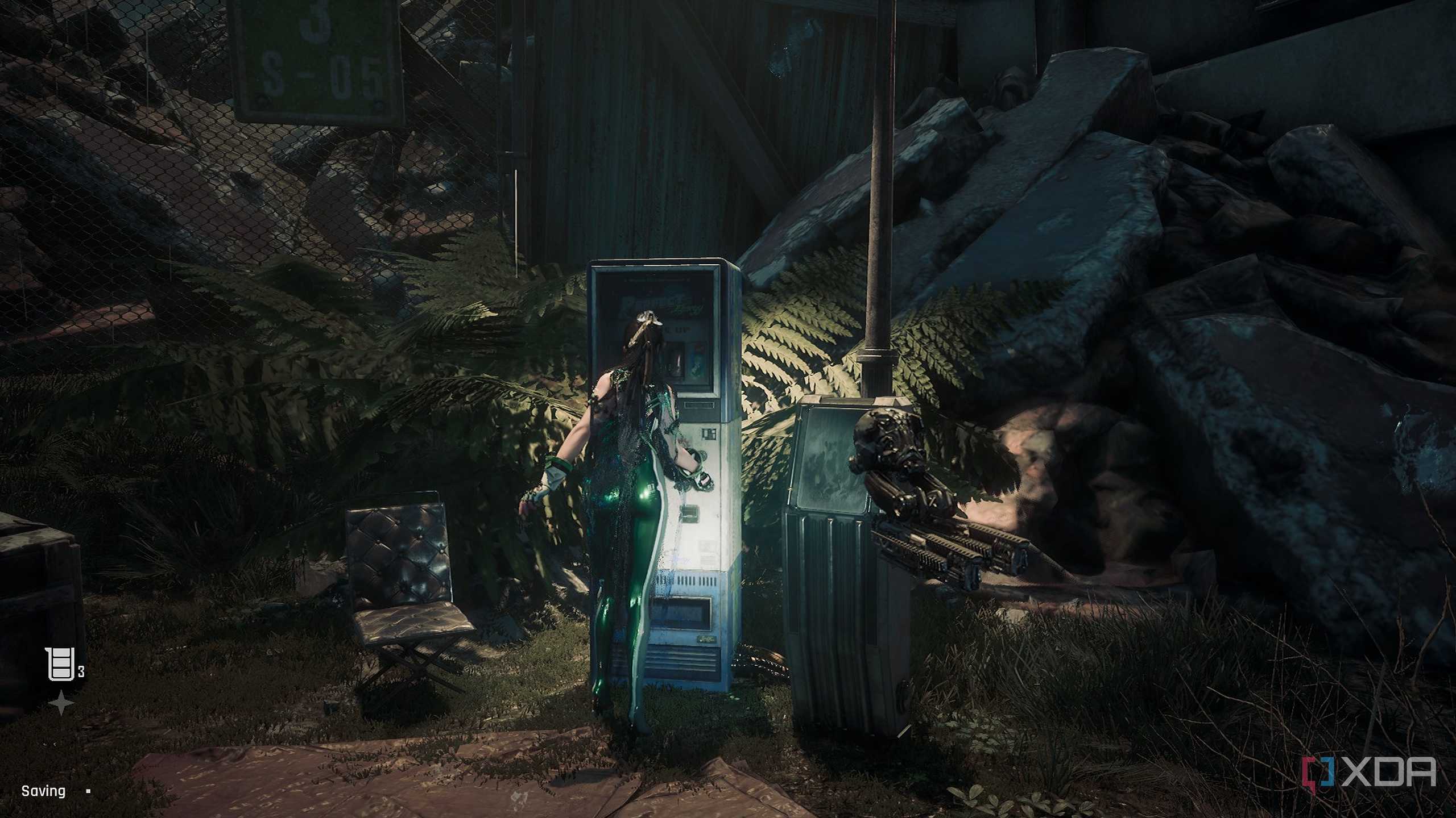 Stellar Blade running on a GTX 1660 Ti.