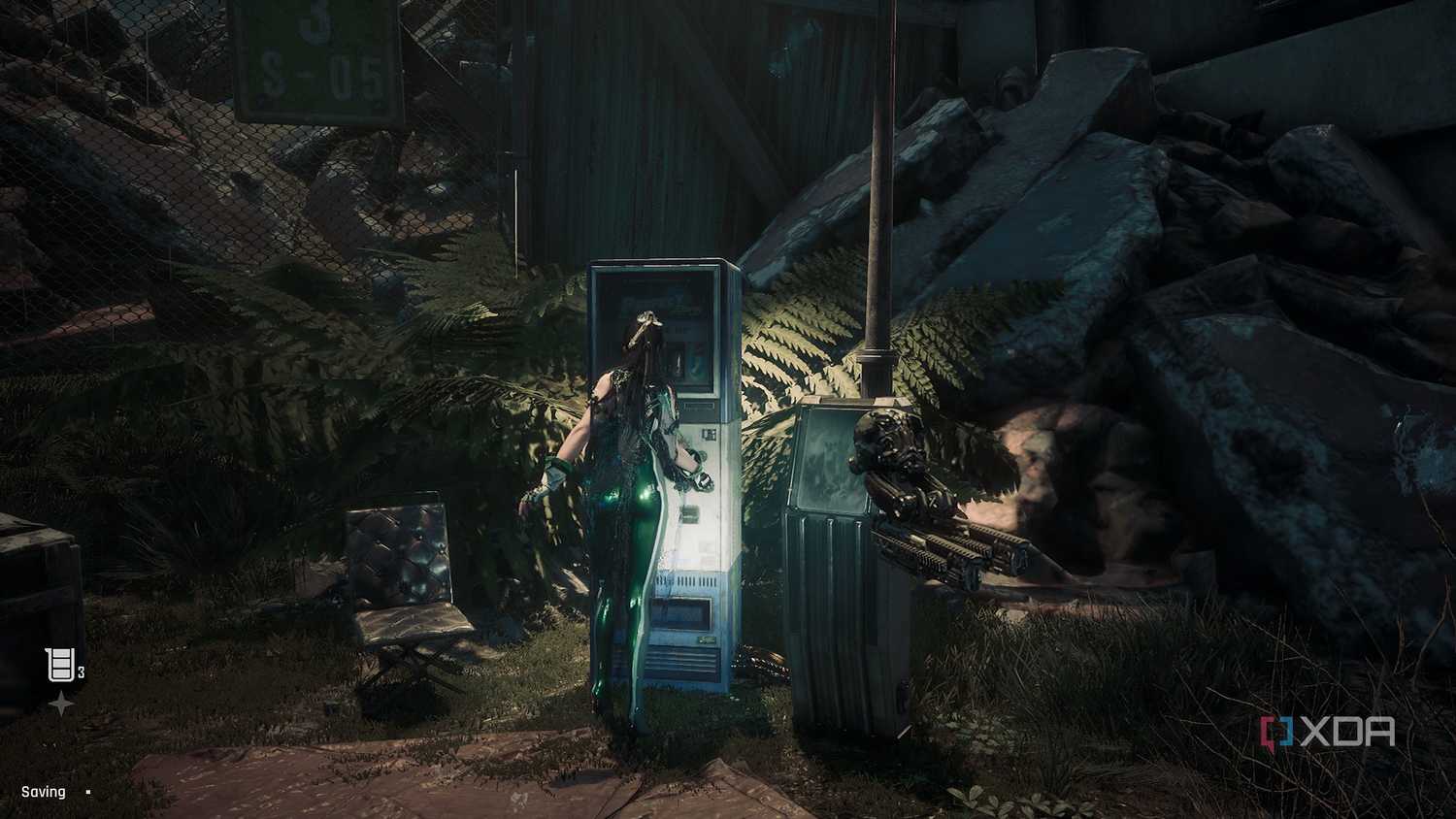 Stellar Blade running on a GTX 1660 Ti.