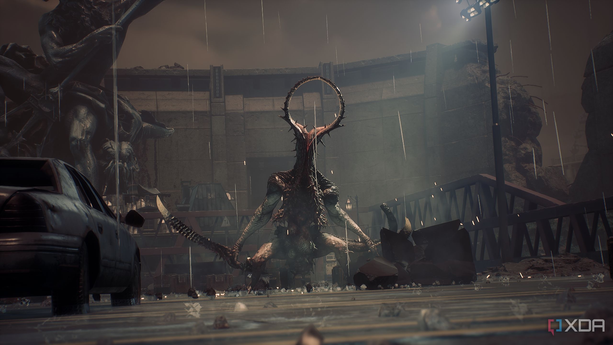 Abaddon boss fight in Stellar Blade PC.