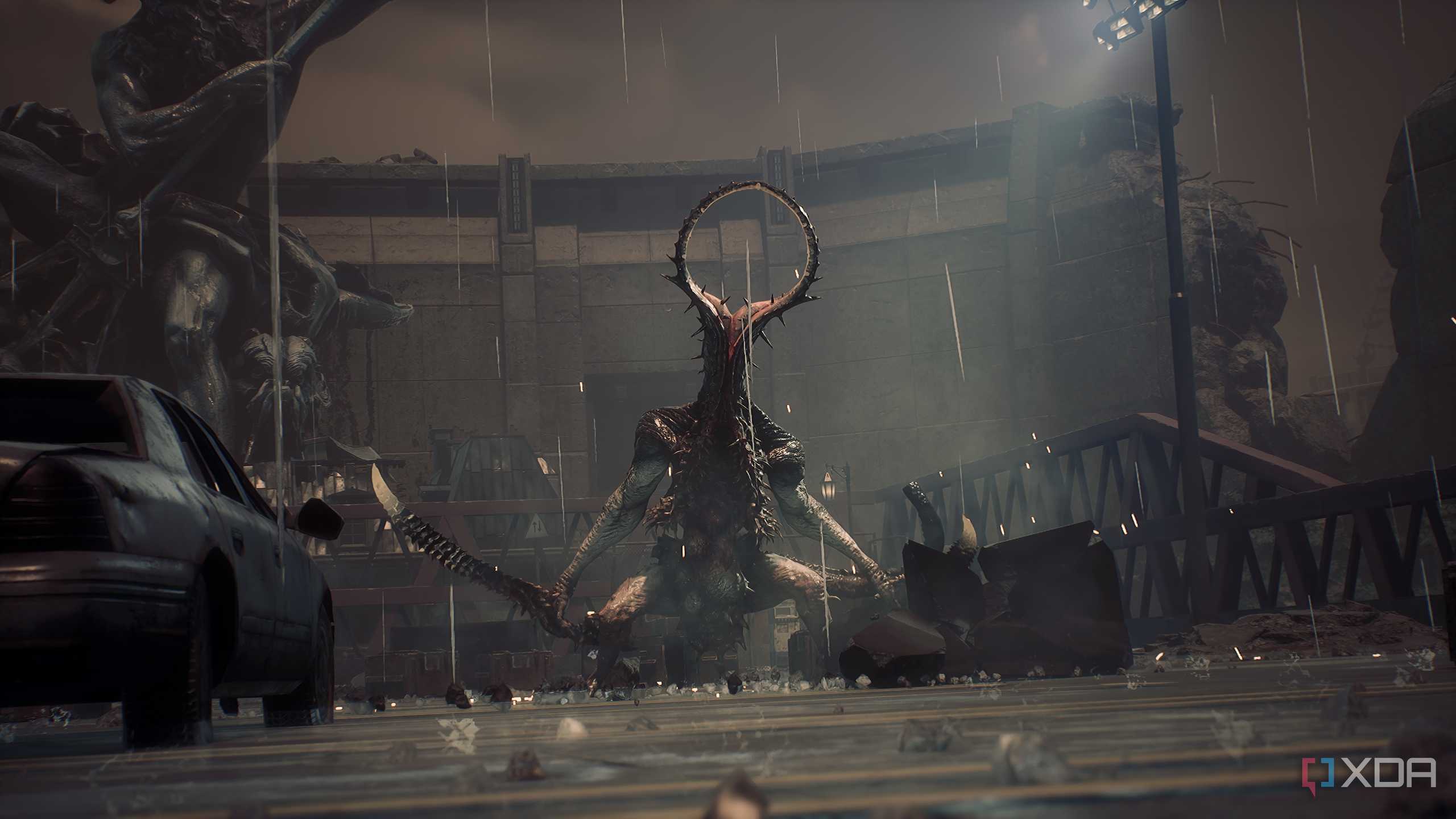Abaddon boss fight in Stellar Blade PC.