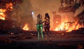 Eve and Tachy in Stellar Blade PC.