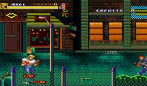 A screenshot from the arcade game Streets of Rage 2.