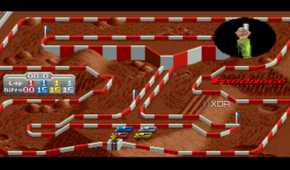 Screenshot from the SNES game Super Off Road.
