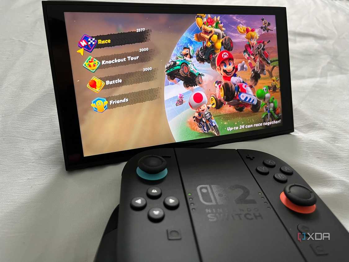 A picture of Mario Kart World online being played on Nintendo Switch 2