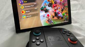 A picture of Mario Kart World online being played on Nintendo Switch 2