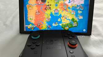 A picture of Mario Kart World online being played on Nintendo Switch 2