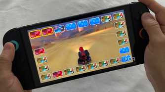 A picture of Mario Kart World online being played on Nintendo Switch 2