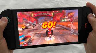 A picture of Mario Kart World online being played on Nintendo Switch 2