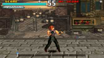 A screenshot from the Force Mode of Tekken 3.