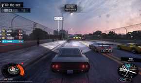 Screenshot from the crew running on PS4.