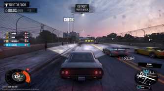 Screenshot from the crew running on PS4.