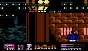 Screenshot from the NES game The Punisher.