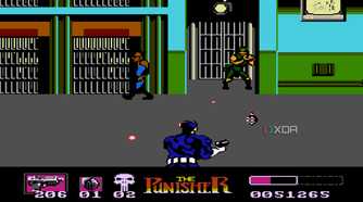 Screenshot from the NES game The Punisher.