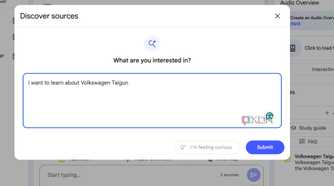 search for sources in NotebookLM