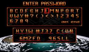 Cheat codes in the SNES game Top Gear 2.