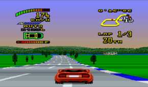 Racing in Japan in the SNES game Top Gear 2.