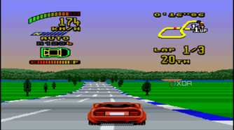 Racing in Japan in the SNES game Top Gear 2.