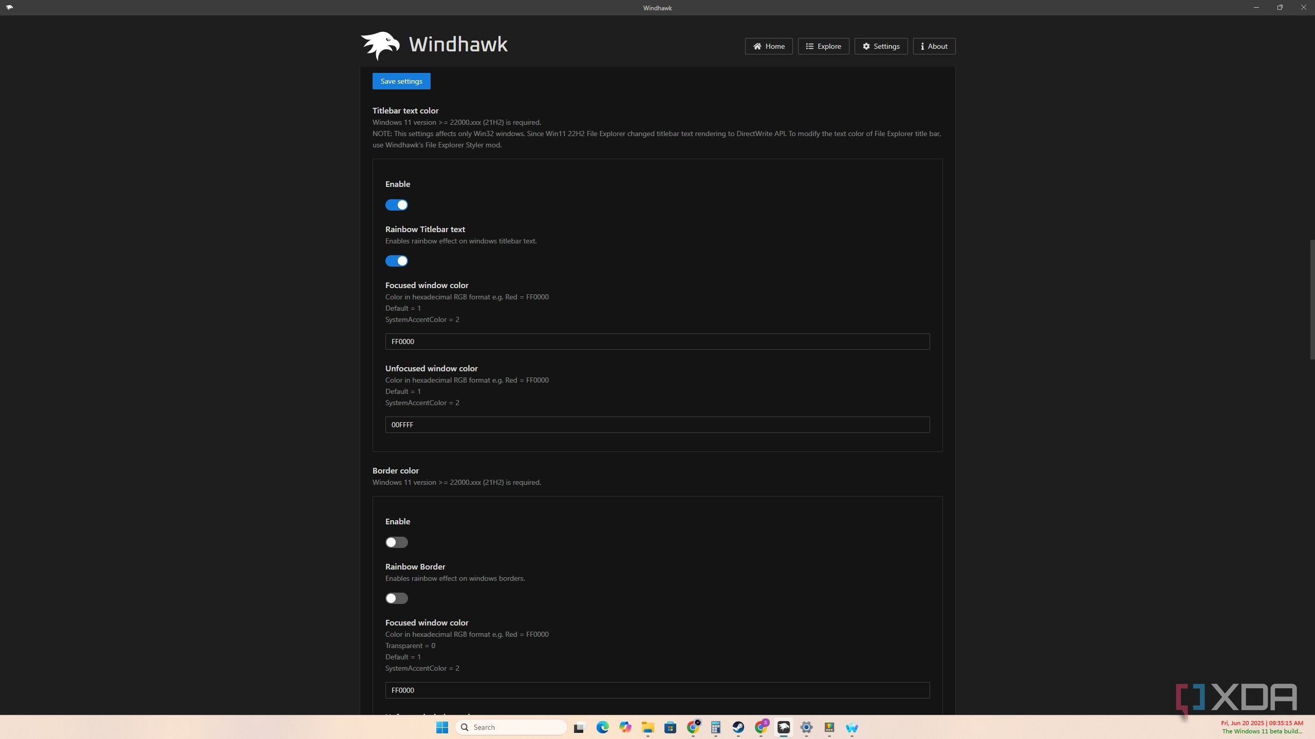 I tried these Windhawk mods, and now I can’t do without them