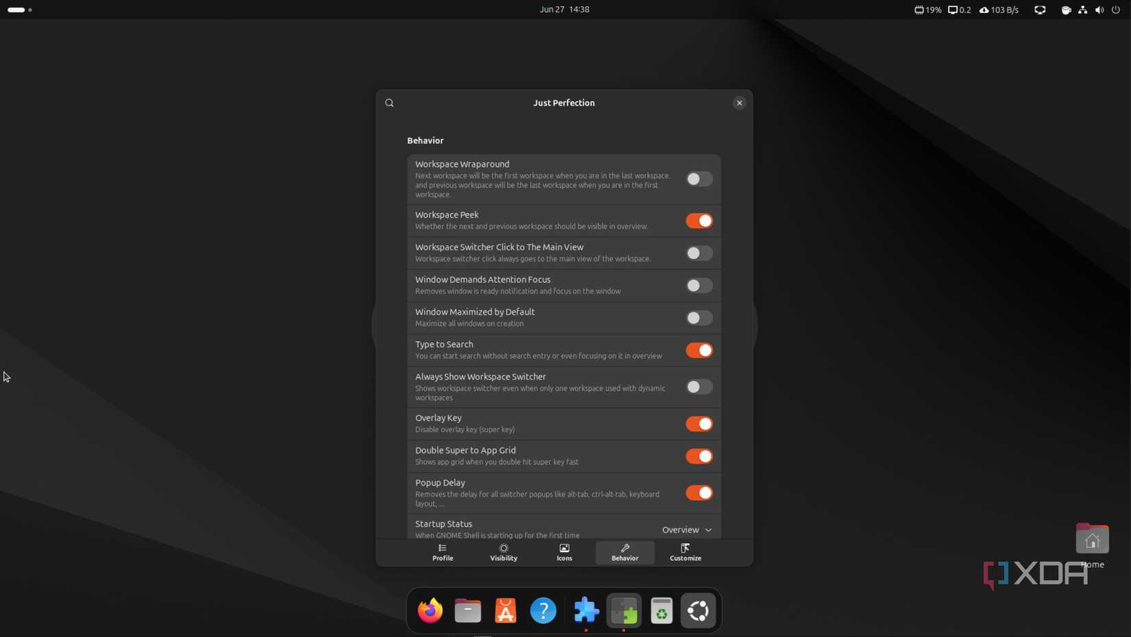 Just Perfection on Ubuntu