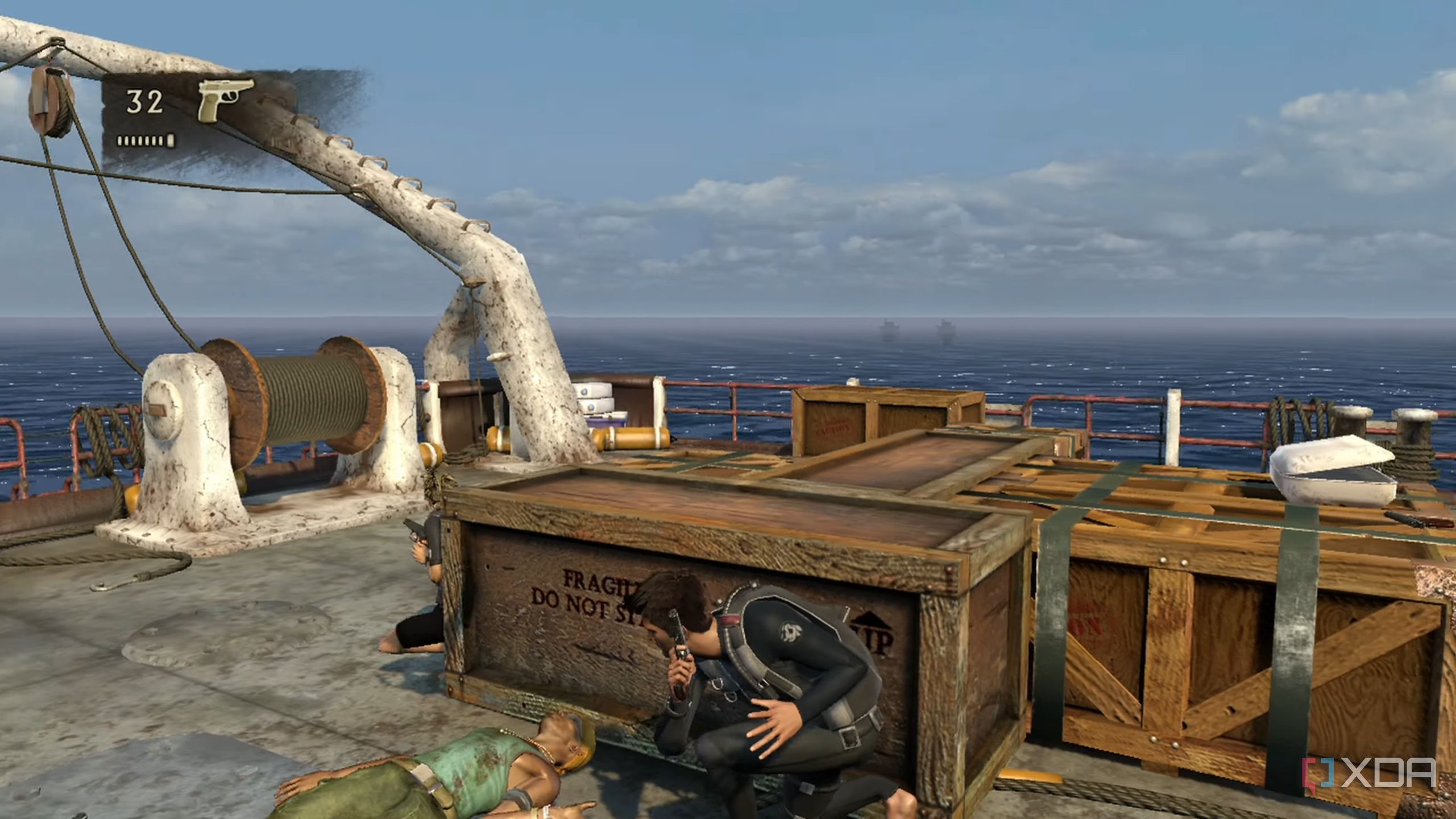 Uncharted 3 running on the RPCS3 emulator.
