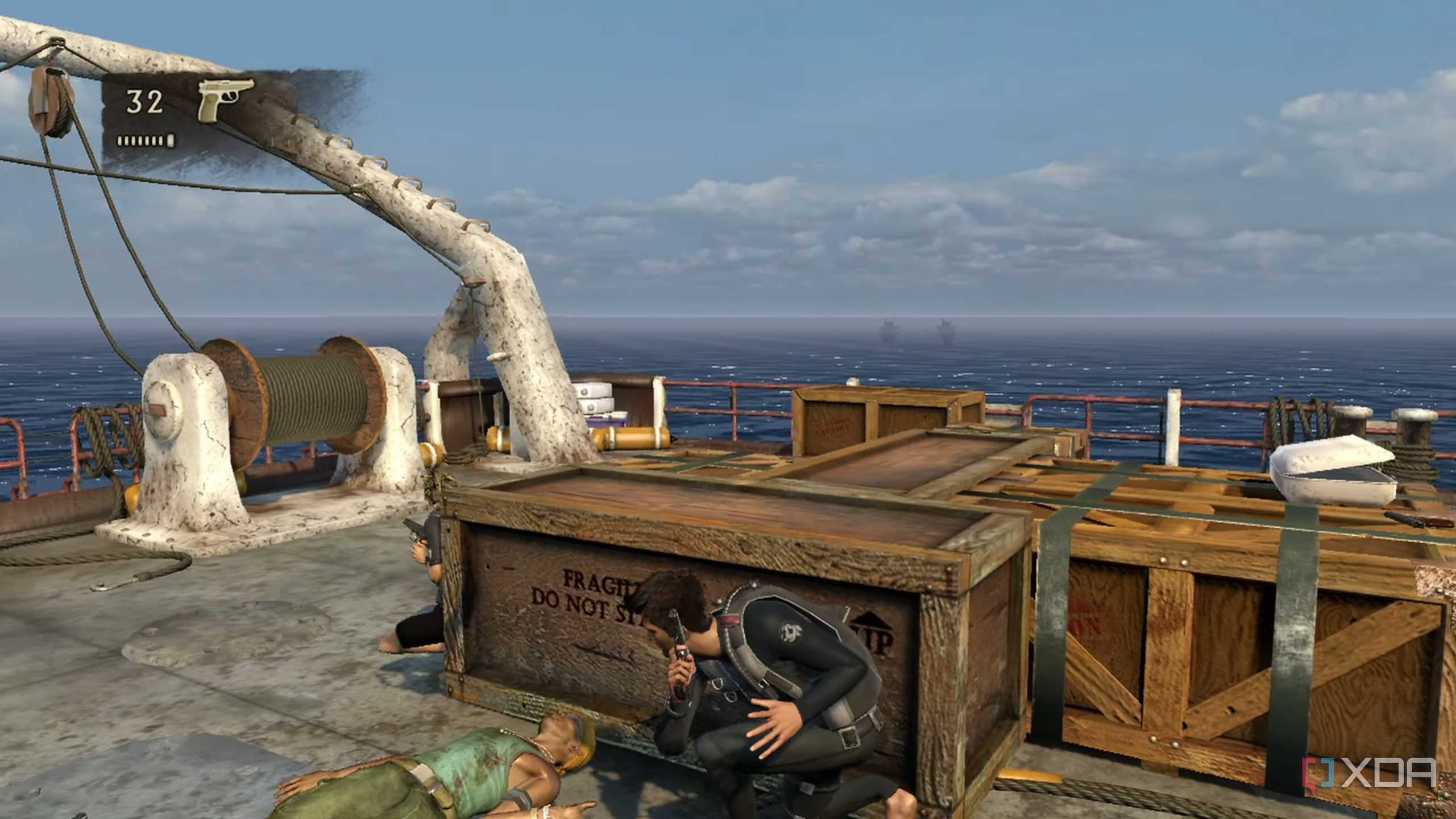 Uncharted 3 running on the RPCS3 emulator.