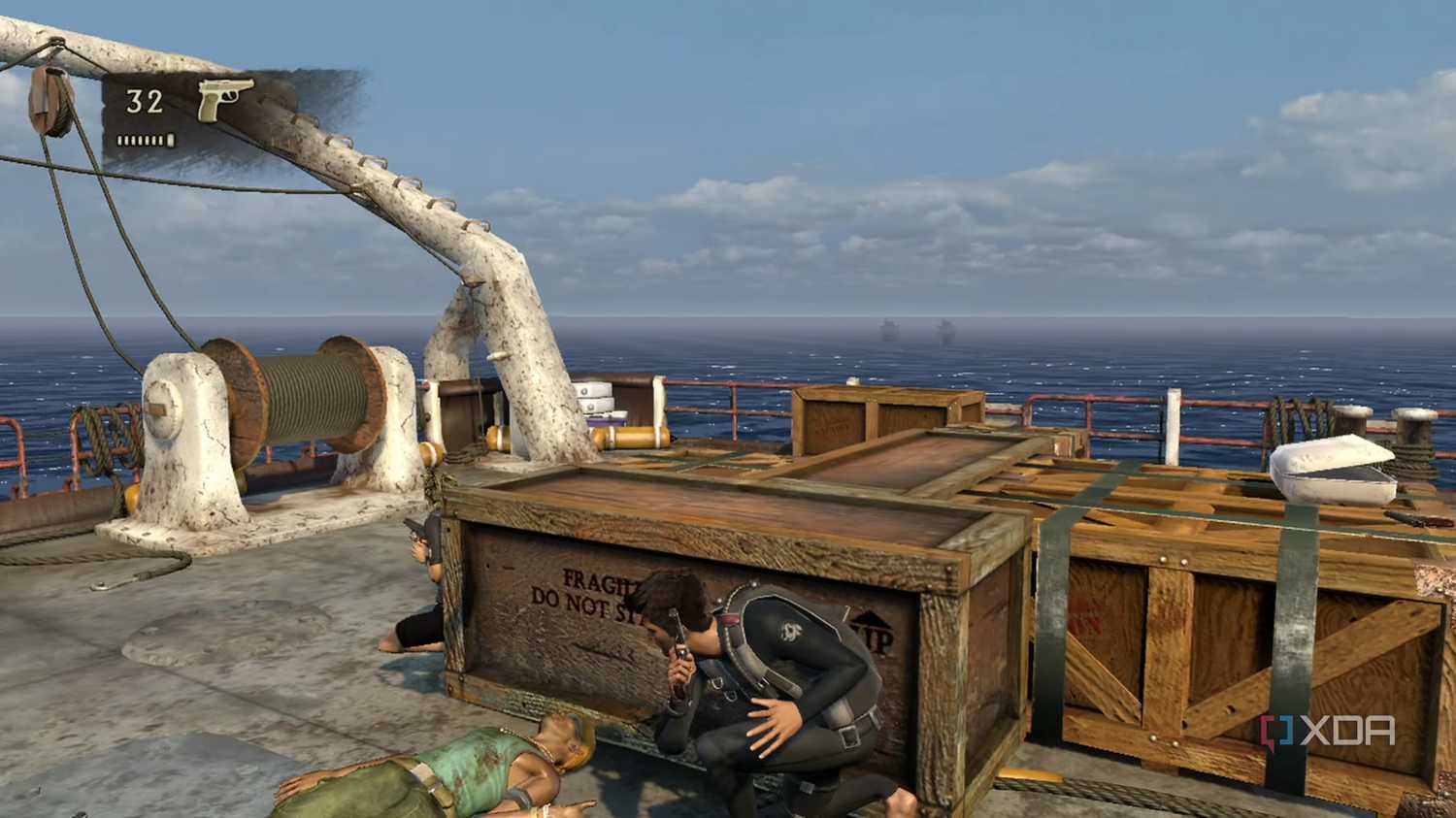 Uncharted 3 running on the RPCS3 emulator.