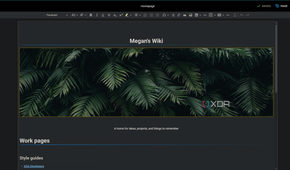 visual editor in wiki js