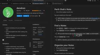 Download Dendron extension