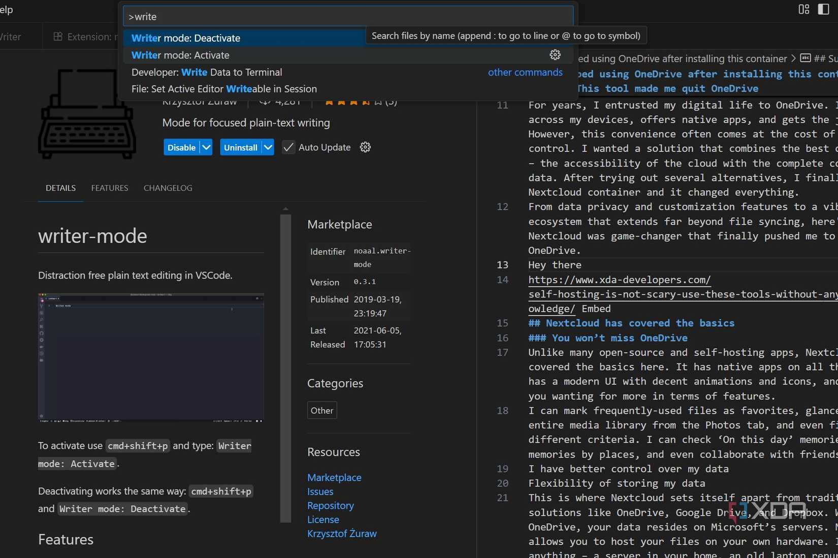 These 5 VS Code extensions turned it into my favorite writing app
