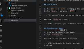 create a new note in Dendron