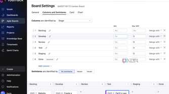 board settings in YouTrack