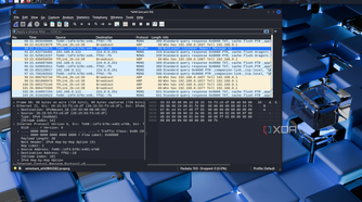 wireshark in operation