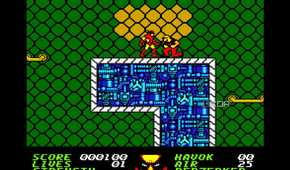 Screenshot from the NES game Wolverine.