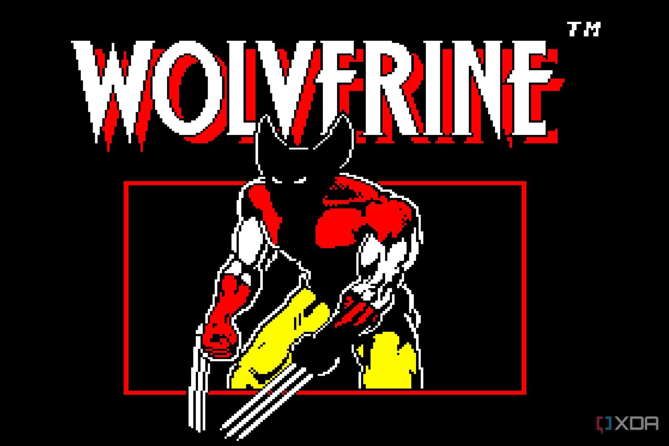 Screenshot from the NES game Wolverine.