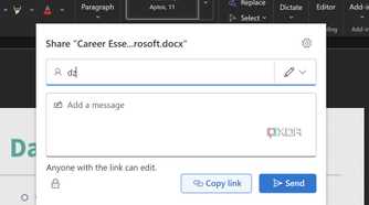 Word failing contact integration