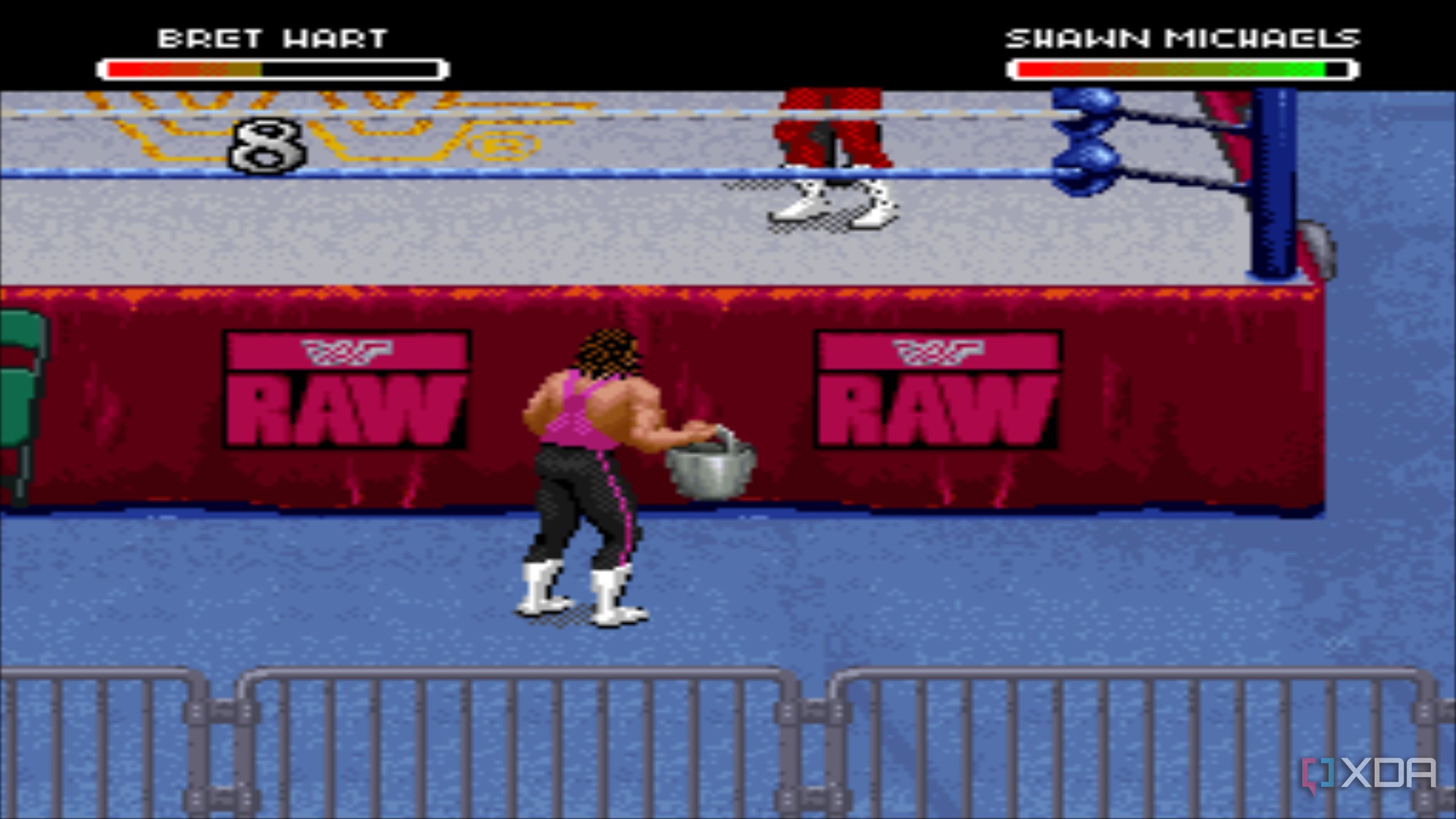 Screenshot from the game WWF Raw 94.