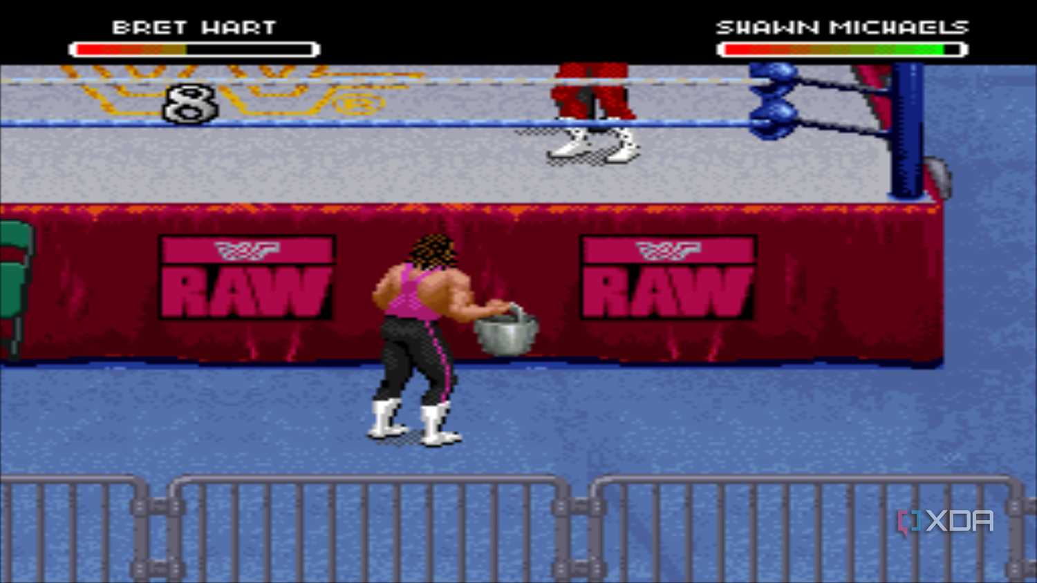 Screenshot from the game WWF Raw 94.