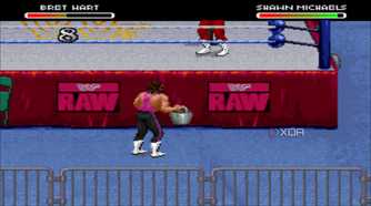 Screenshot from the game WWF Raw 94.