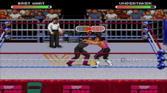 Screenshot from the game WWF Raw 94.