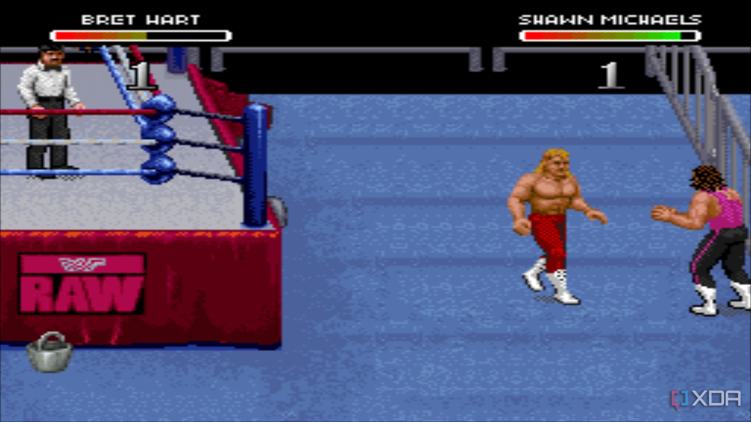 Screenshot from the game WWF Raw 94.