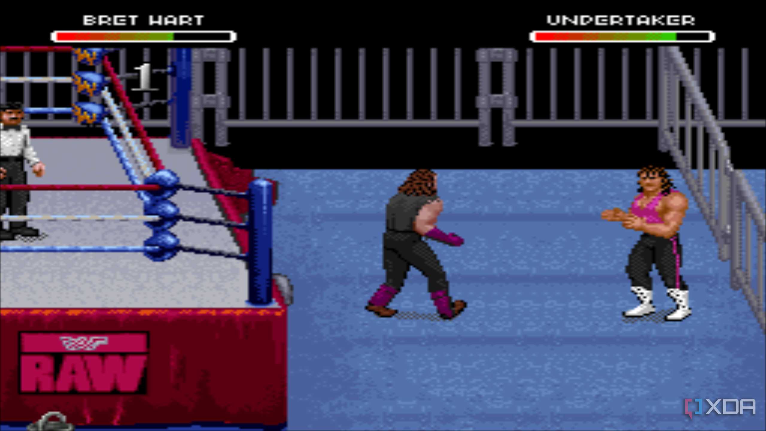 Screenshot from the game WWF Raw 94.