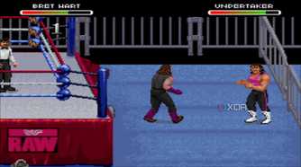 Screenshot from the game WWF Raw 94.