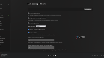 A screenshot of Plex's library panel