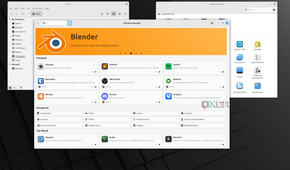 shows Mint software manager