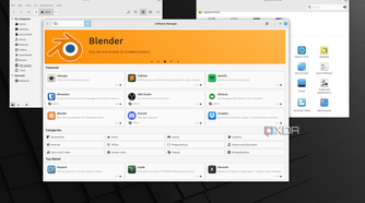 shows Mint software manager