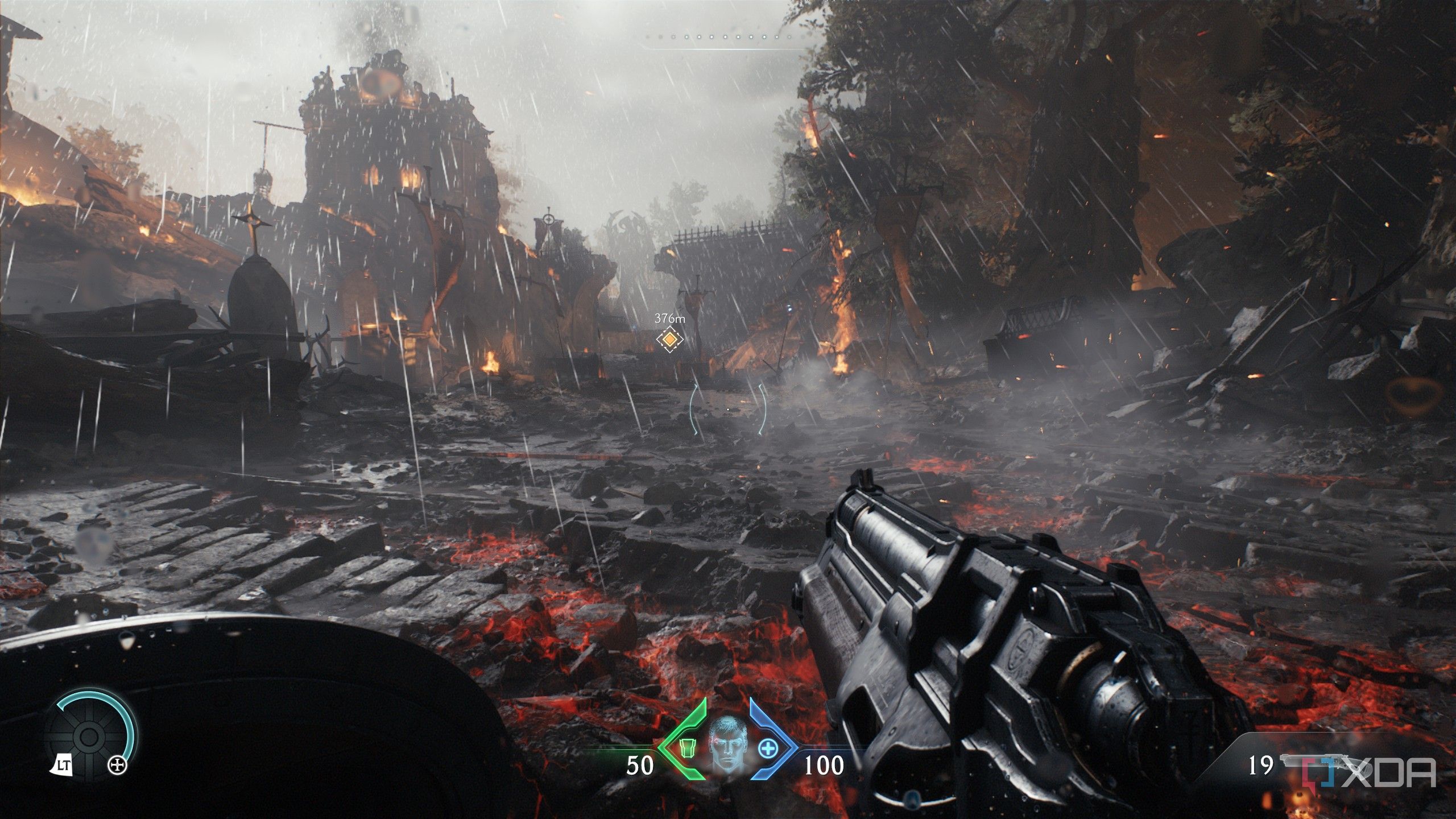Doom: The Dark Ages with DLSS 4 and Frame-Gen enabled