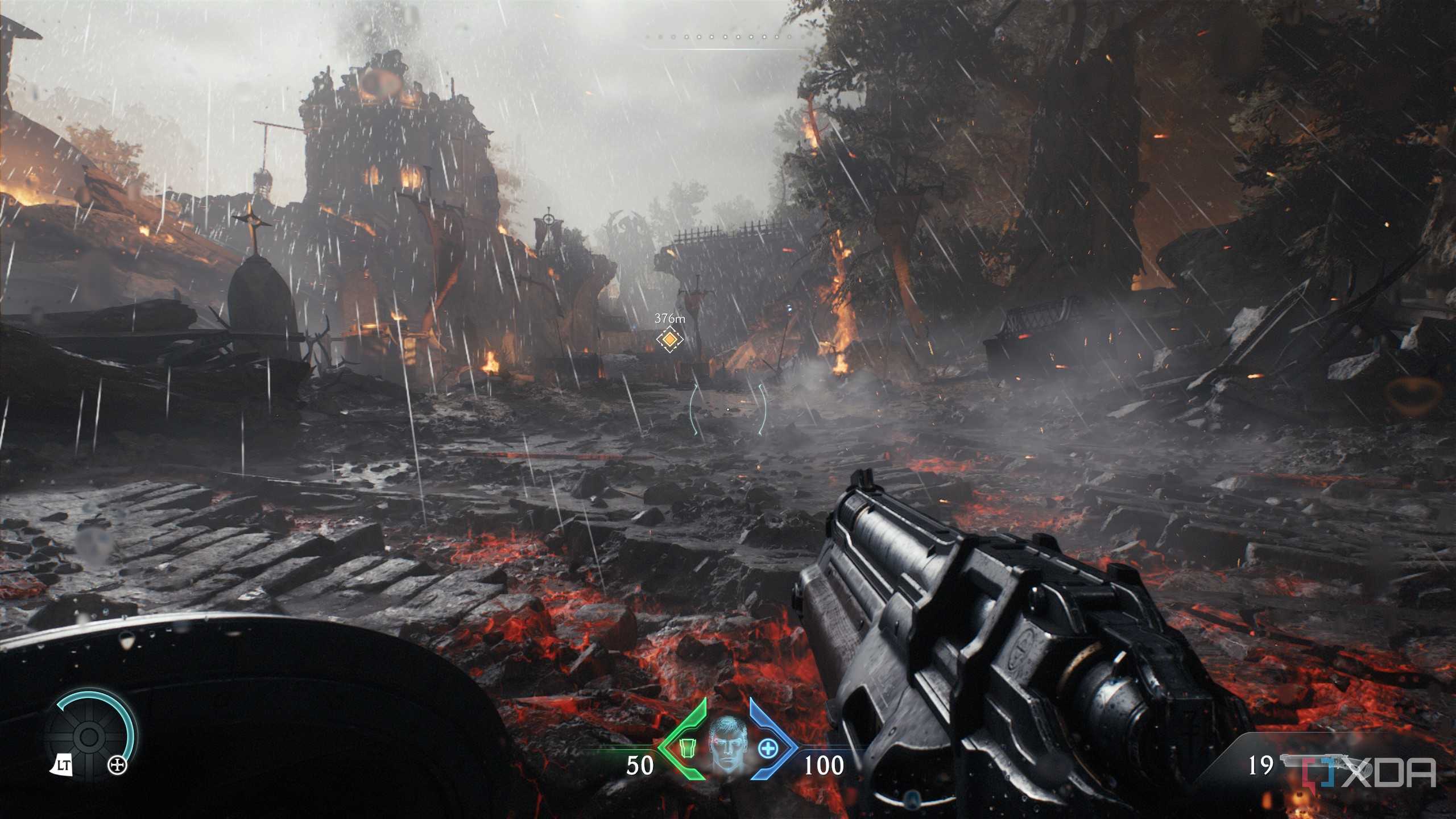 Doom: The Dark Ages with DLSS 4 and Frame-Gen enabled
