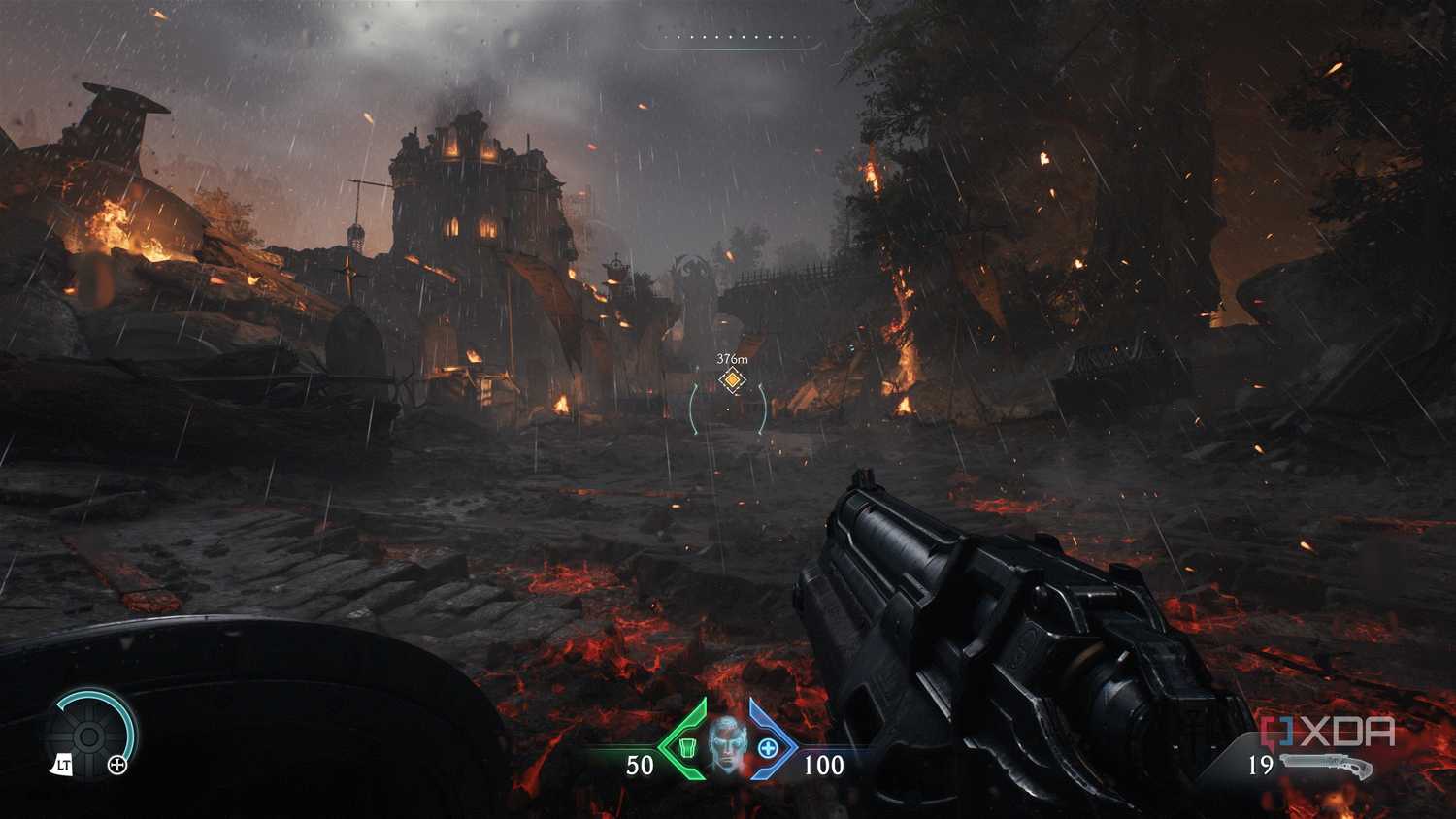 Doom: The Dark Ages with DLSS 4 enabled